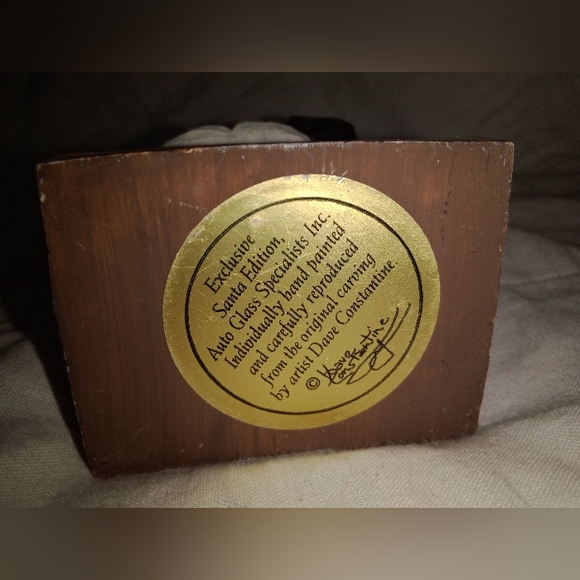 Vintage Dave Constantine Black Santa 1998 Reproduction Figurine Hand Painted - Picture 7 of 7